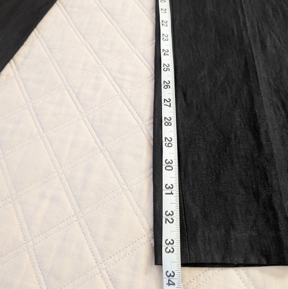 Societe Anonyme Linen Wool Blend Black Trouser Pants Italian 42 US Small - Picture 16 of 17